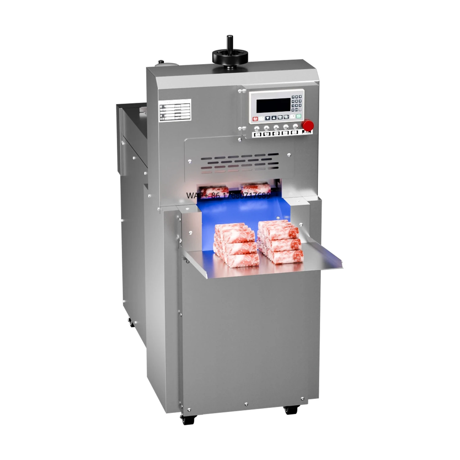 Automatic Intelligent CNC Multifunctional Frozen Meat Cutting Rolling Machine Pork Belly Beef Mutton Slicer Core Motor Component