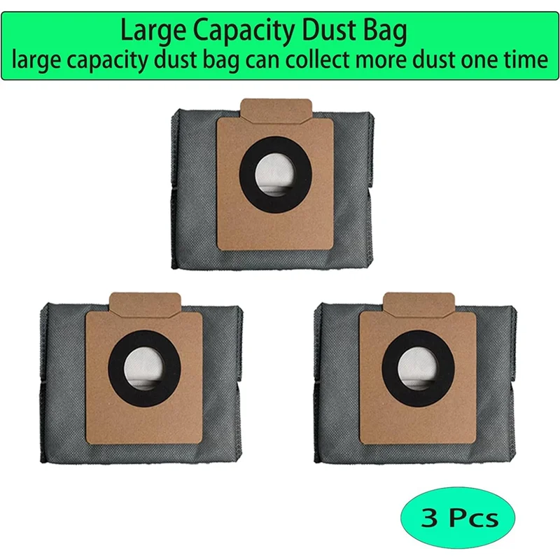 WHYY-Per Eufy Robovac X8 Pro SES Stazione Auto-Vuoto Robot Aspirapolvere Spazzola Laterale Principale Filtro Hepa Mop Pad Sacchetto di Polvere Accessori