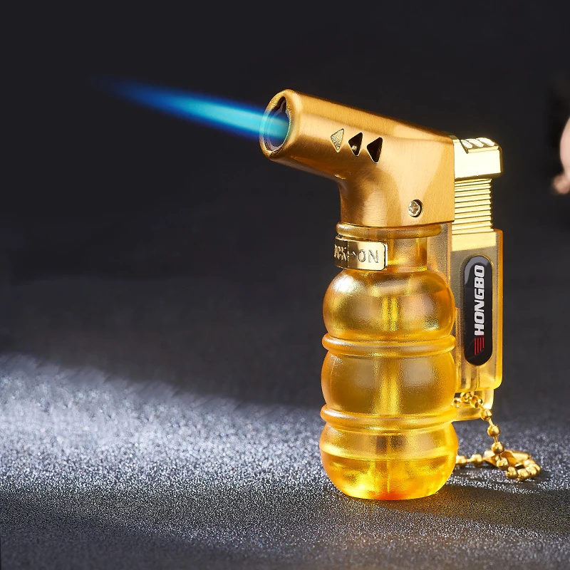 

Turbo Jet Windproof Spray Gun Visible Butane Gas Lighter Cigar Pipe Cigarette Accessories Outdoor Camping Ignition Tool