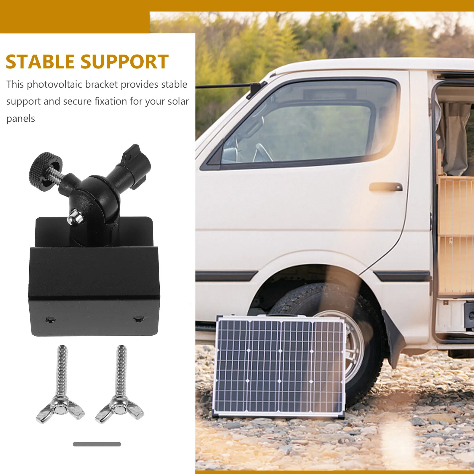 Aluminum Alloy Solar Panel Gutter Mount Bracket Kit for Residential Commercial Use Eave Mount Easy Installation Weather