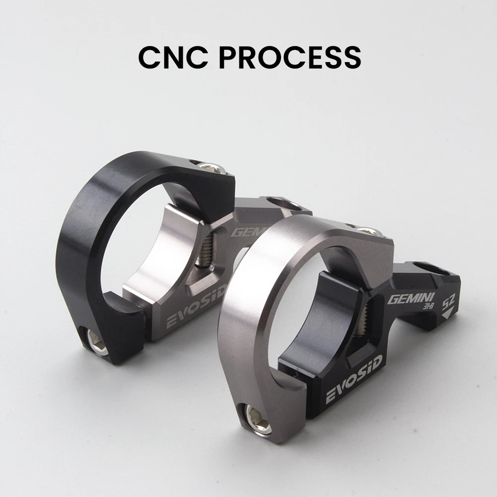 Mountain Bike Stem 2 Pcs for Dual Crown Forks Split Design Mountain Bike Stem Aluminum Alloy Downhill Bicycle Direct Mount Stem