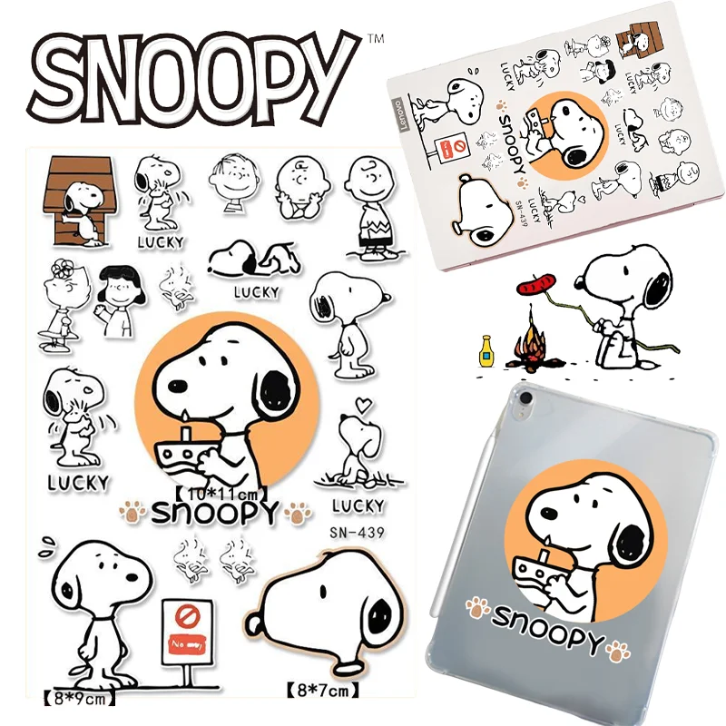 

Наклейки «Снупи», милый мультфильм, сделай сам, чемодан для ноутбука, скейтборд, гитара, чашка для воды, декоративная наклейка, велосипед, мотоцикл, автомобиль, декор, наклейки