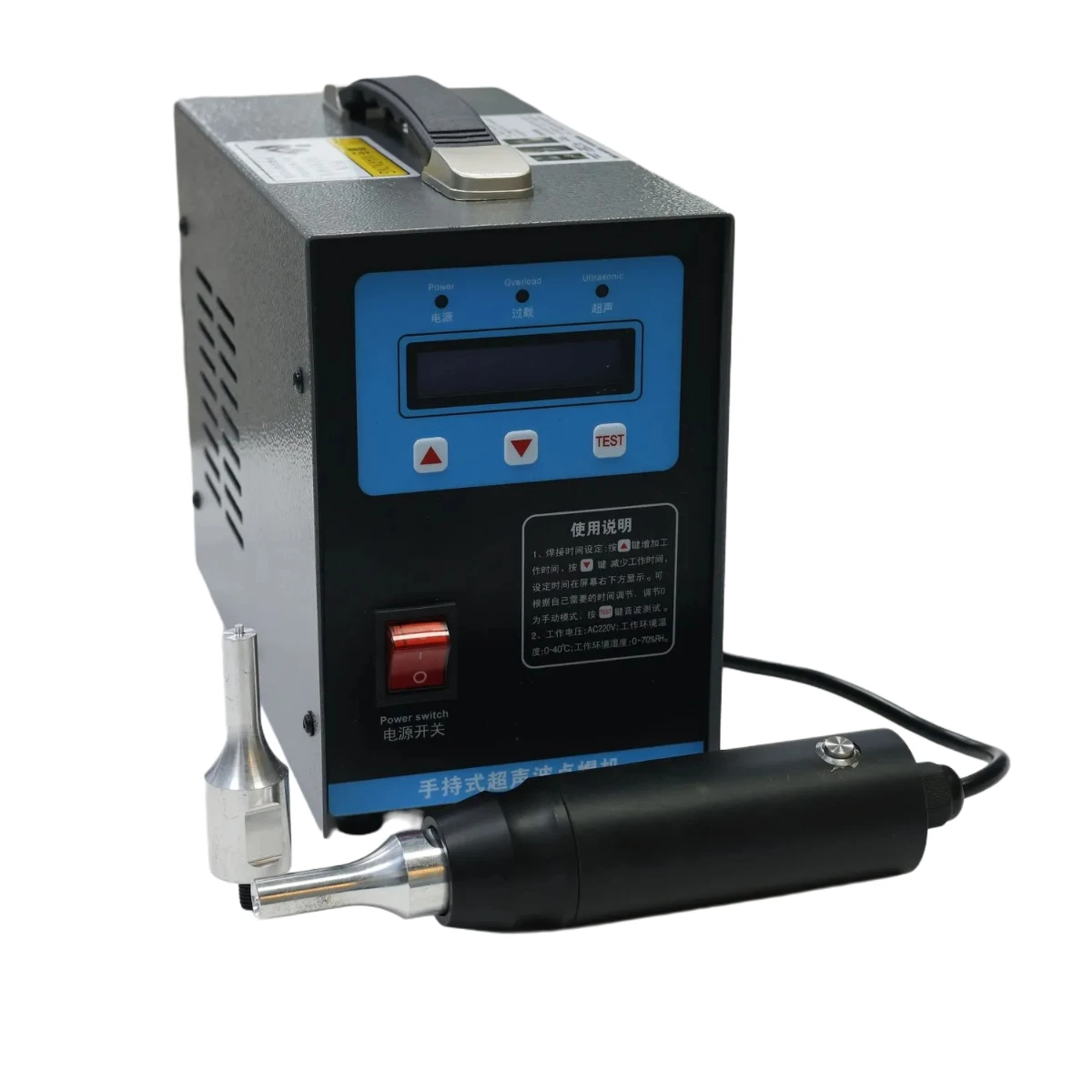 Sistema de solidificação instantânea KL-2807 - derretimento por fricção de 35 KHz para fixação de algodão à prova de som