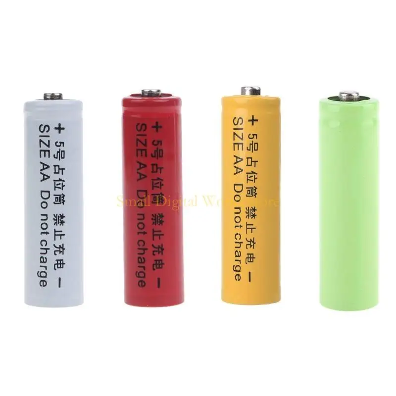 

77UB Battery Placeholder 14500 LR6 AM3 AA Dummy Fake Battery Setup for Shell Cylinder