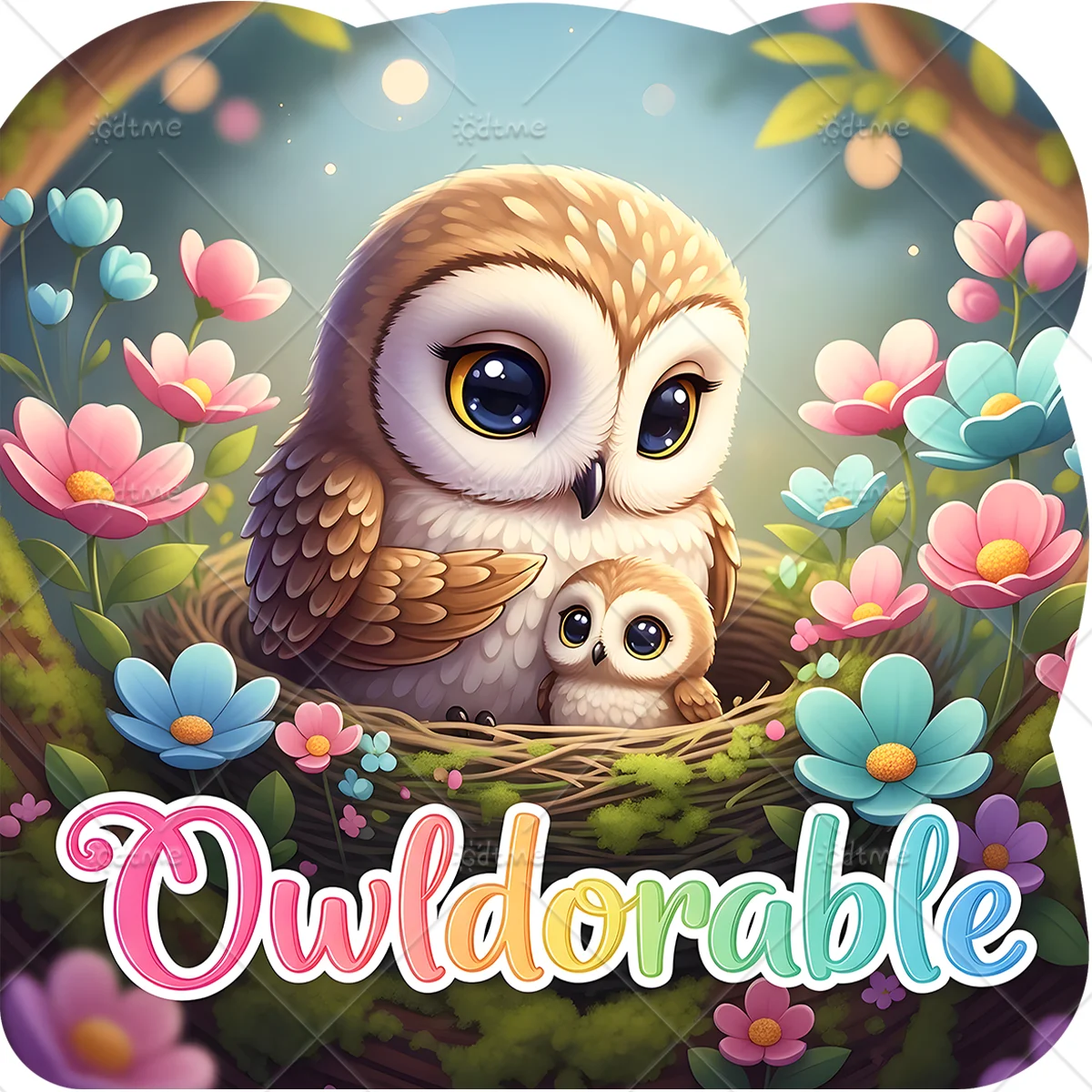 Owldorable Coloring Book for Adults Cute Cozy Daily Activities Irregular Patterns for Relaxation (Cozy Spaces Coloring)