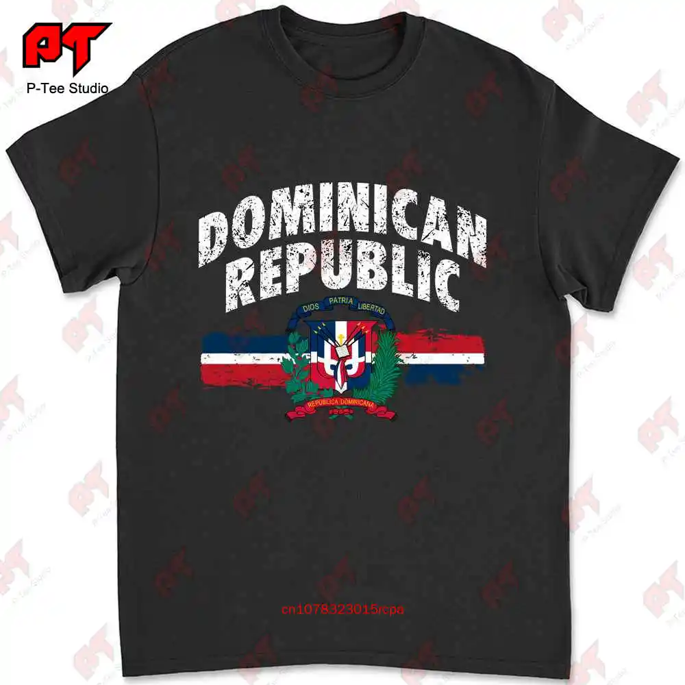 Dominican Republic Pride Country Flag Patriotic T-shirt YYPX