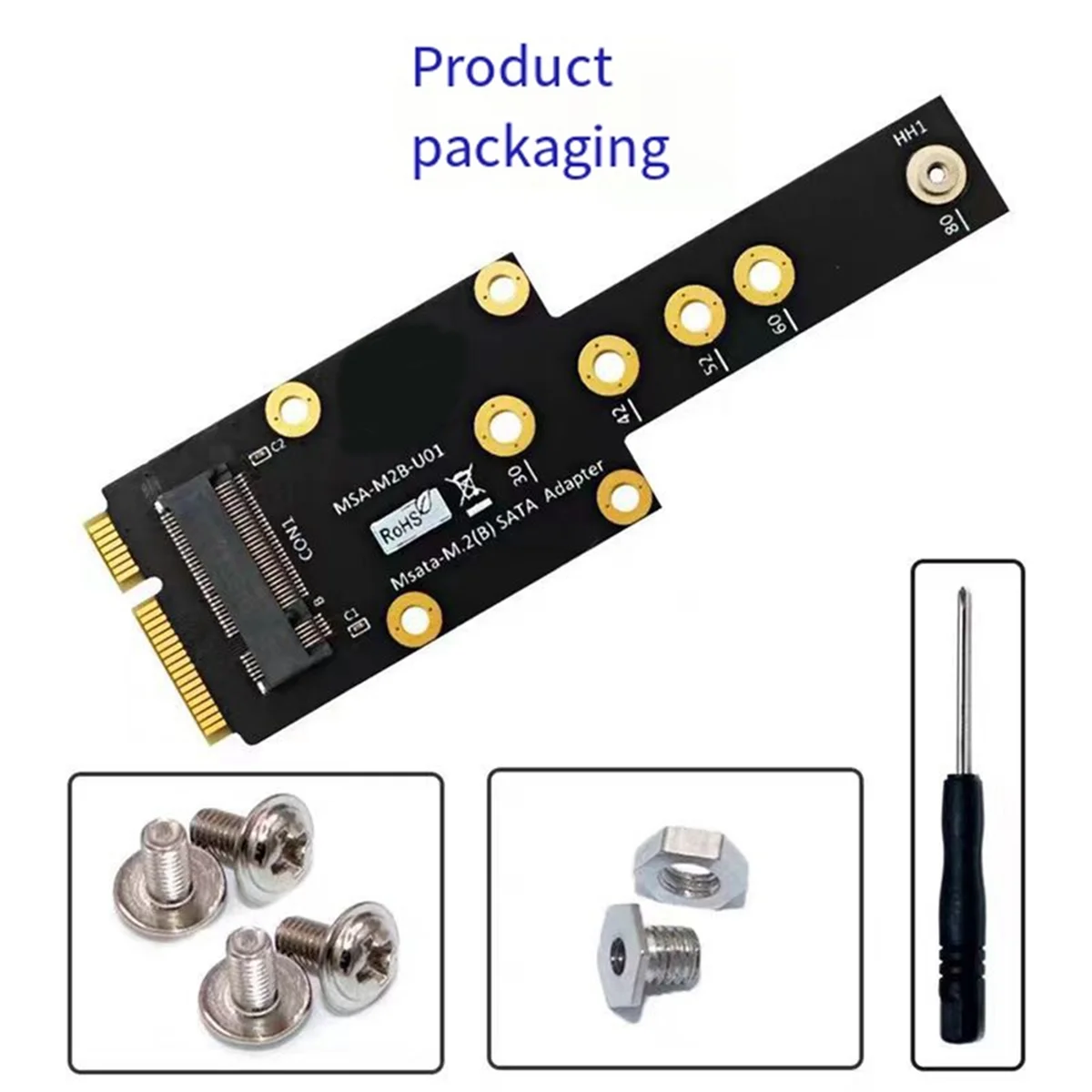 AT87-MSATA to NGFF KEY B SSD Adapter Card NEW M.2 KEY B L to MINI PCIE Multi-Function Module