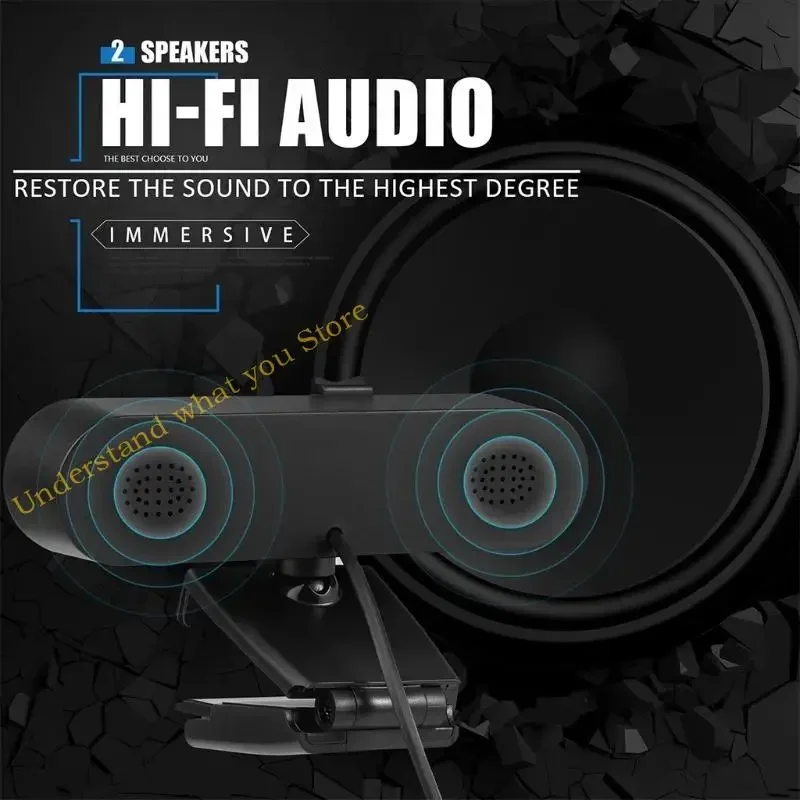 J60A 2K Full Computer Camera Web Drive 5 Million Pixels＆Mic Auto for Focus Webca