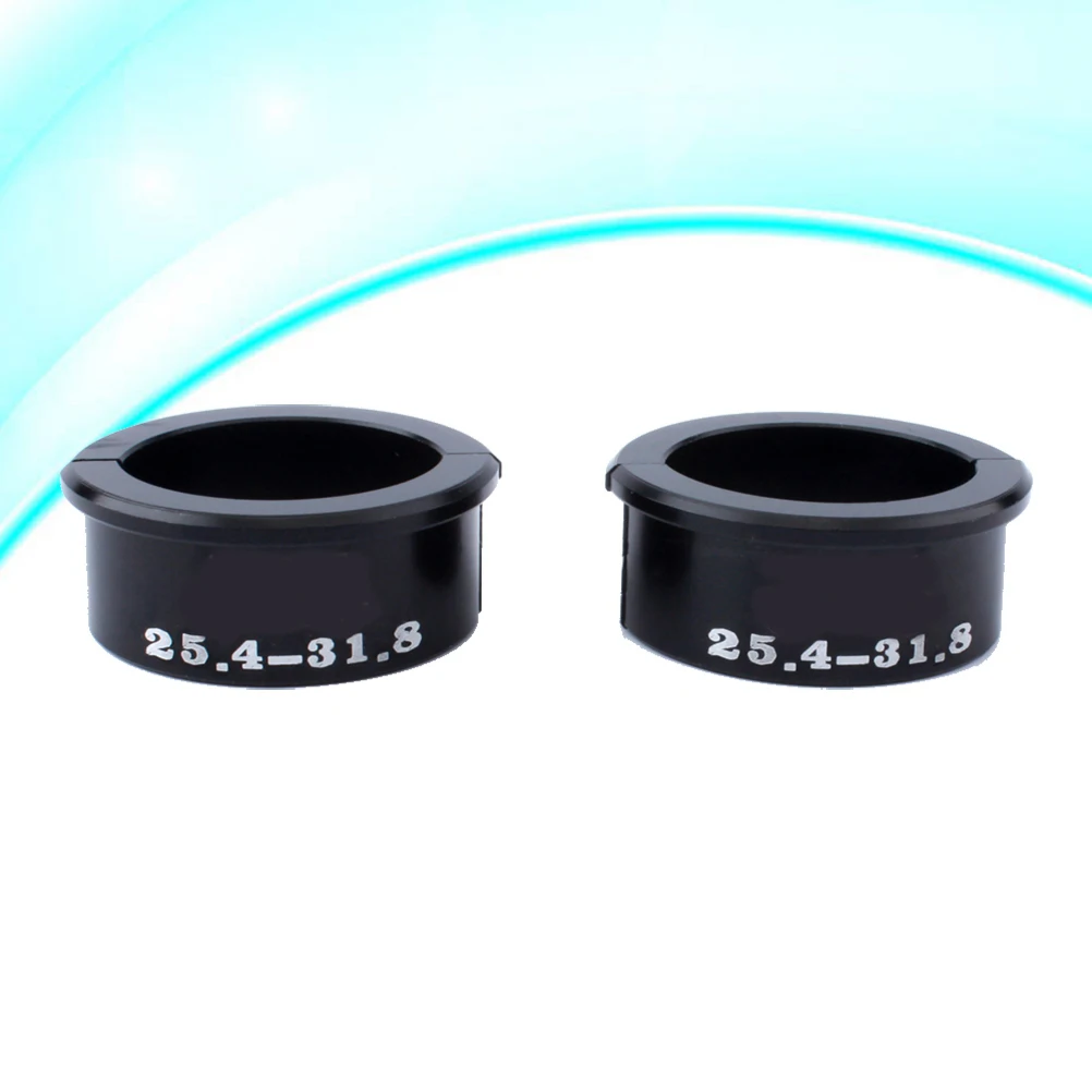 

4pcs Handlebar Conversion Sheet 25.4Mm To 31.8Mm Lightweight Aluminium Shims For Bike Aheadset Stem Clamp Adapter Cycling