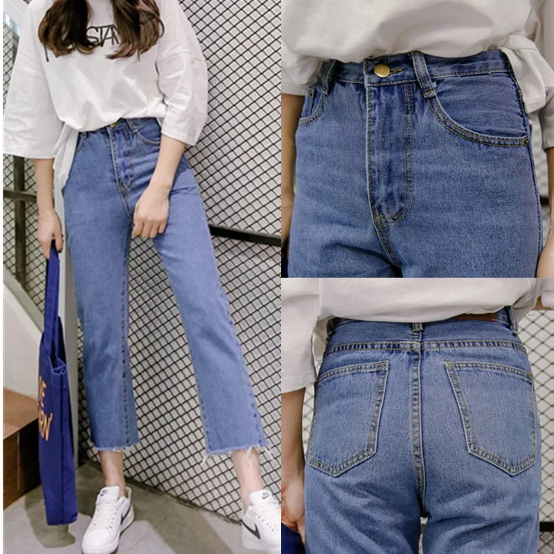 

New Nine-minute Pants Loose Fashion Women Clothing Pants 2000s Y2k Clothes Baggy Jeans Autumn Women's Clothes