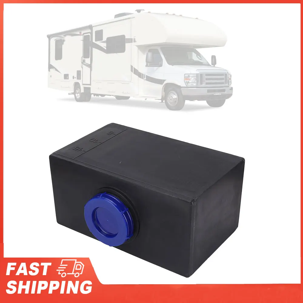 

RV Water Storage Black Easy To Refill 15.7 X 9.8 X 7.9in RV Fresh Water Heavy Duty for Trailers Boats Yachts