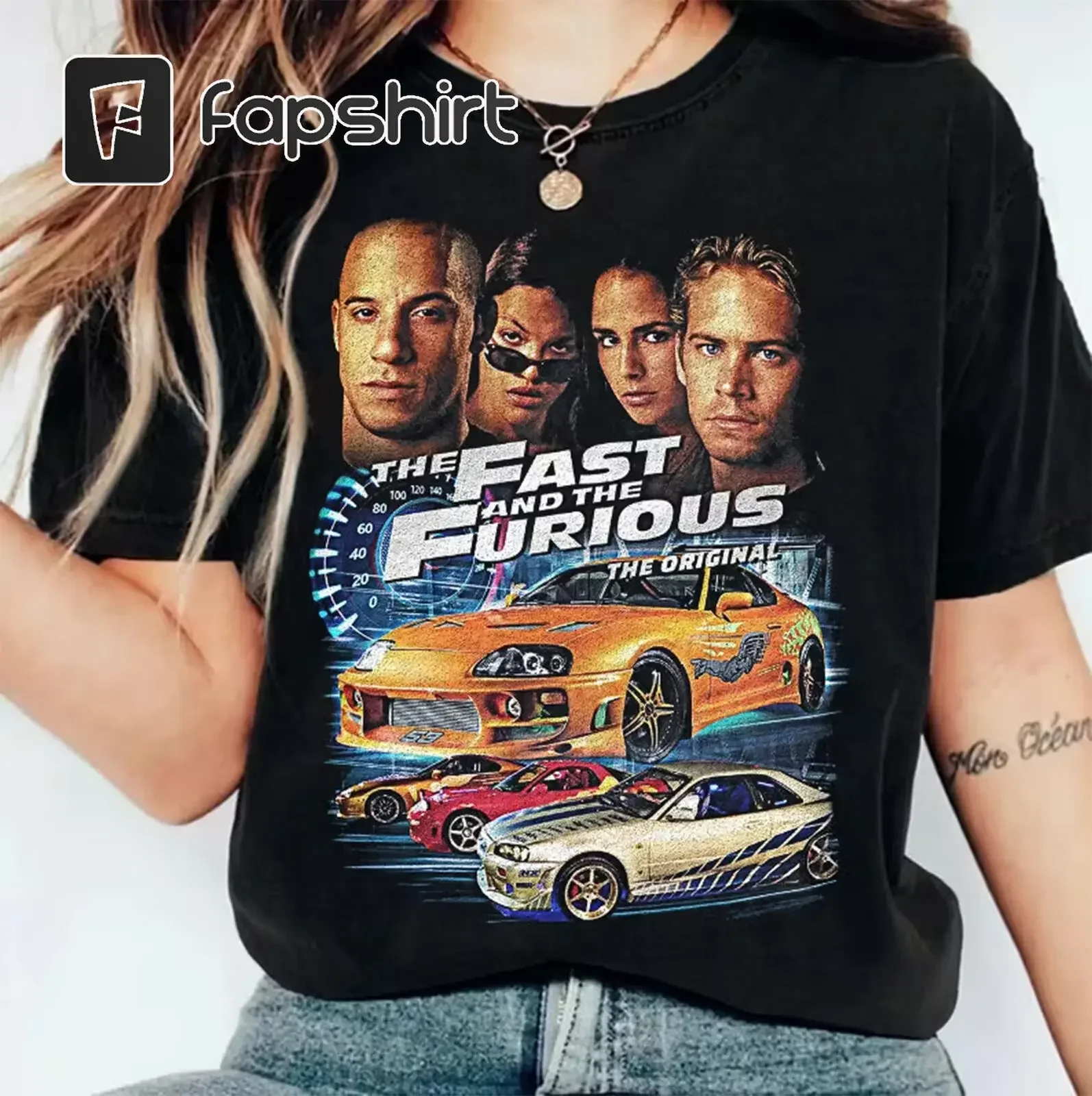 Fast and Furious Movie Cotton White Unisex T-shirt S-5XL VN1543