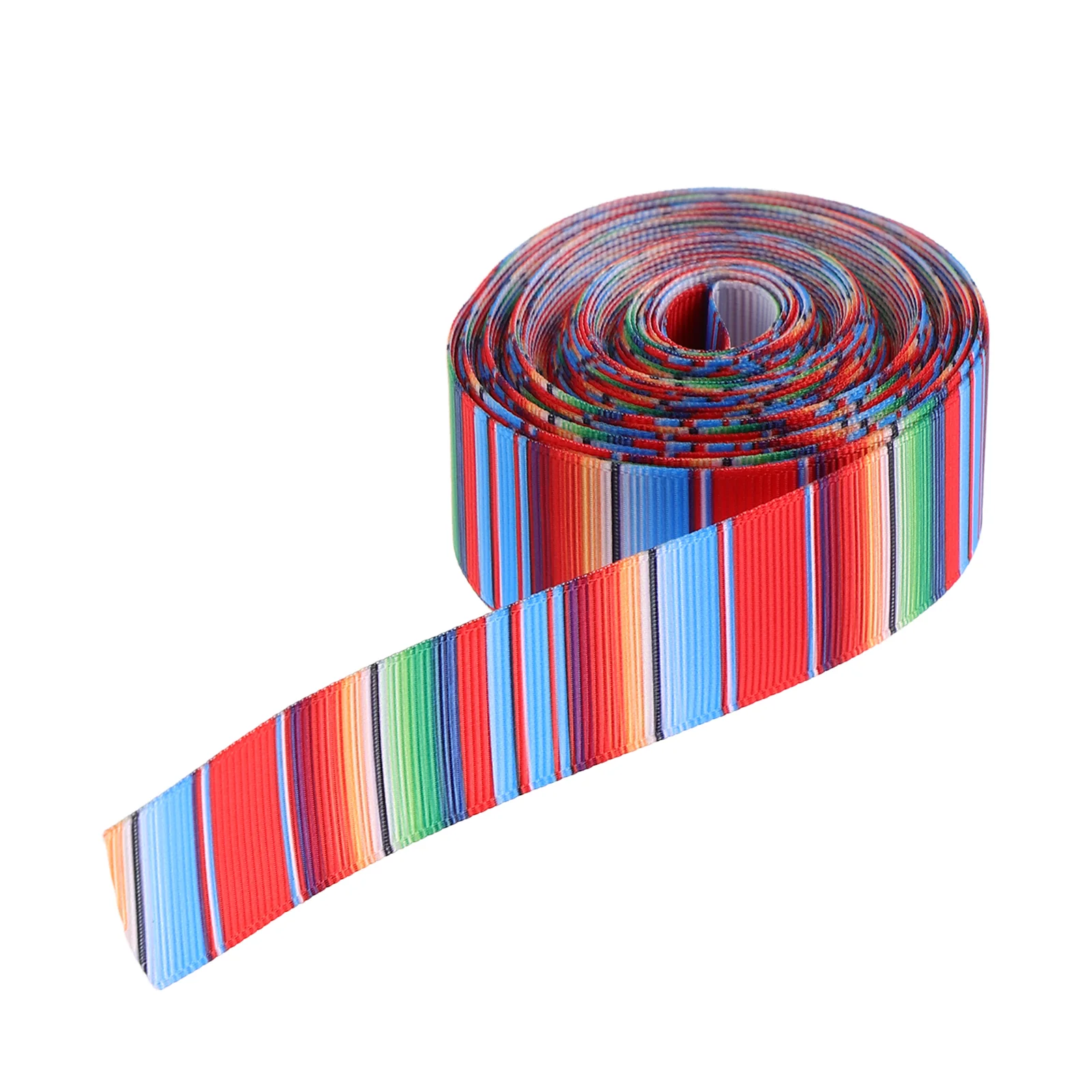 1 Roll Fiesta Ribbon Mexican Serape Ribbon Colorful Ribbon For Diy Wrapping Party Decorations Hair Bows And Sewing Supplies Idea