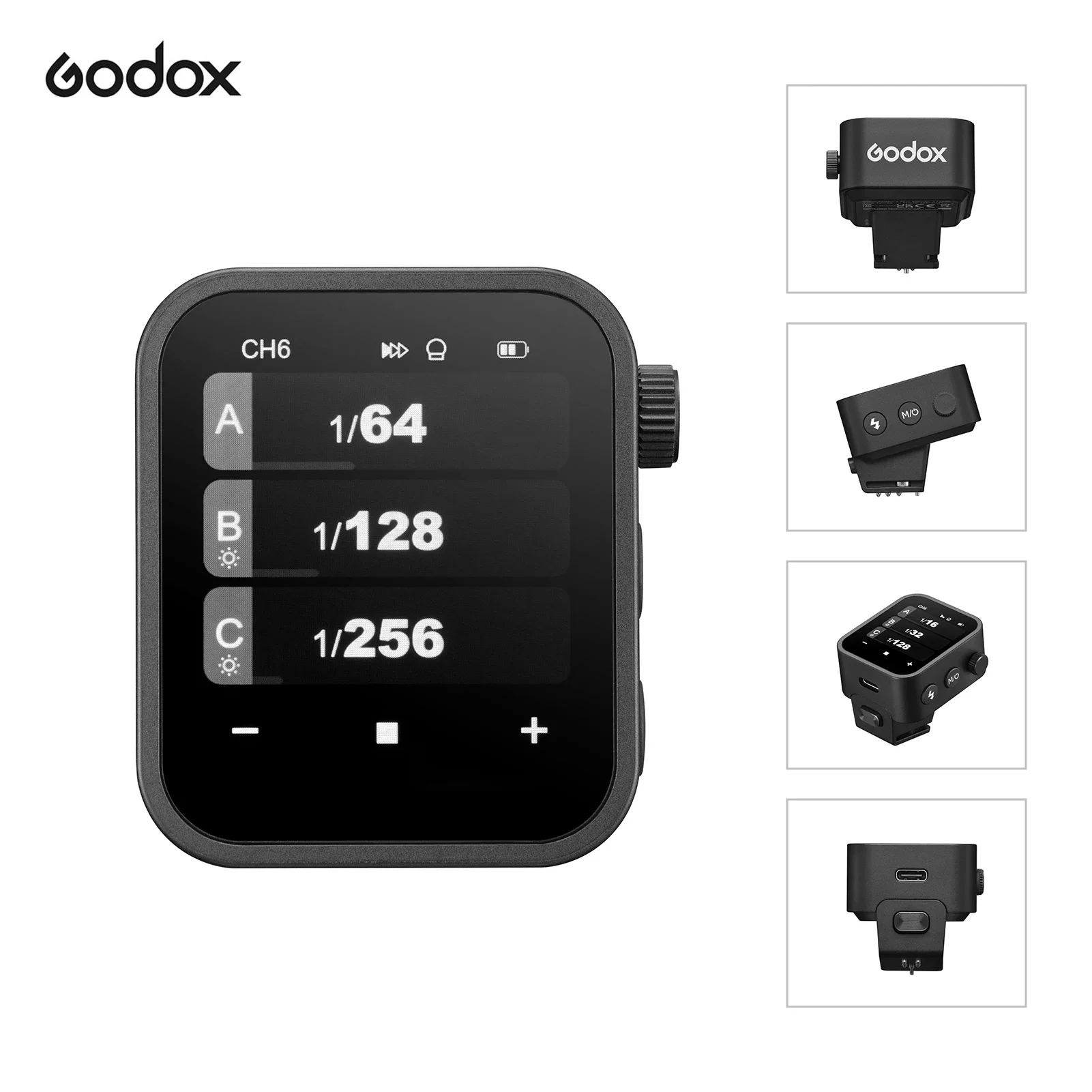 Godox Xnano X3 Flash Trigger C/N/S/F/O Wireless Xnano TTL HSS Touch Screen Transmitter for Canon Nikon Sony Fuji Olympus