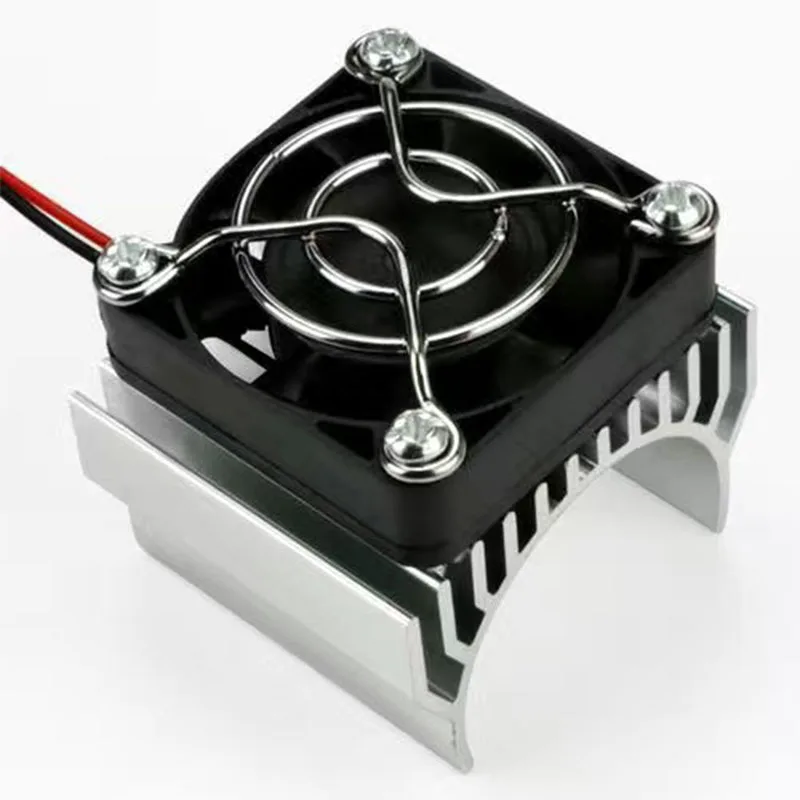 540/550/3650 Motor Heat Sink Cooler Heat Fin 36mm Diameter Radiator/Cooler with DC 5V Cooling Fan for RC Model Toys Car Boat