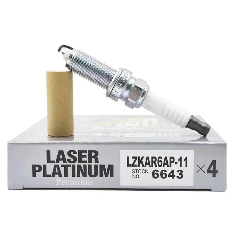 

4/6PCS LZKAR6AP-11 6643 Platinum Spark Plugs For Nissan Qashqai X-Trail Micra Lafesta Cube March Note NV200 Livina LZKAR6AP11