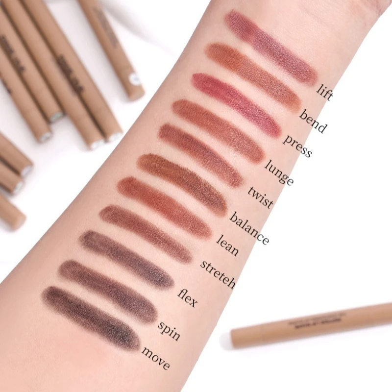 Matita labbra opaca a doppia estremità e rossetto con formula liscia infundita ai peptidi Colori nudi per un'applicazione precisa e da indossare tutto il giorno