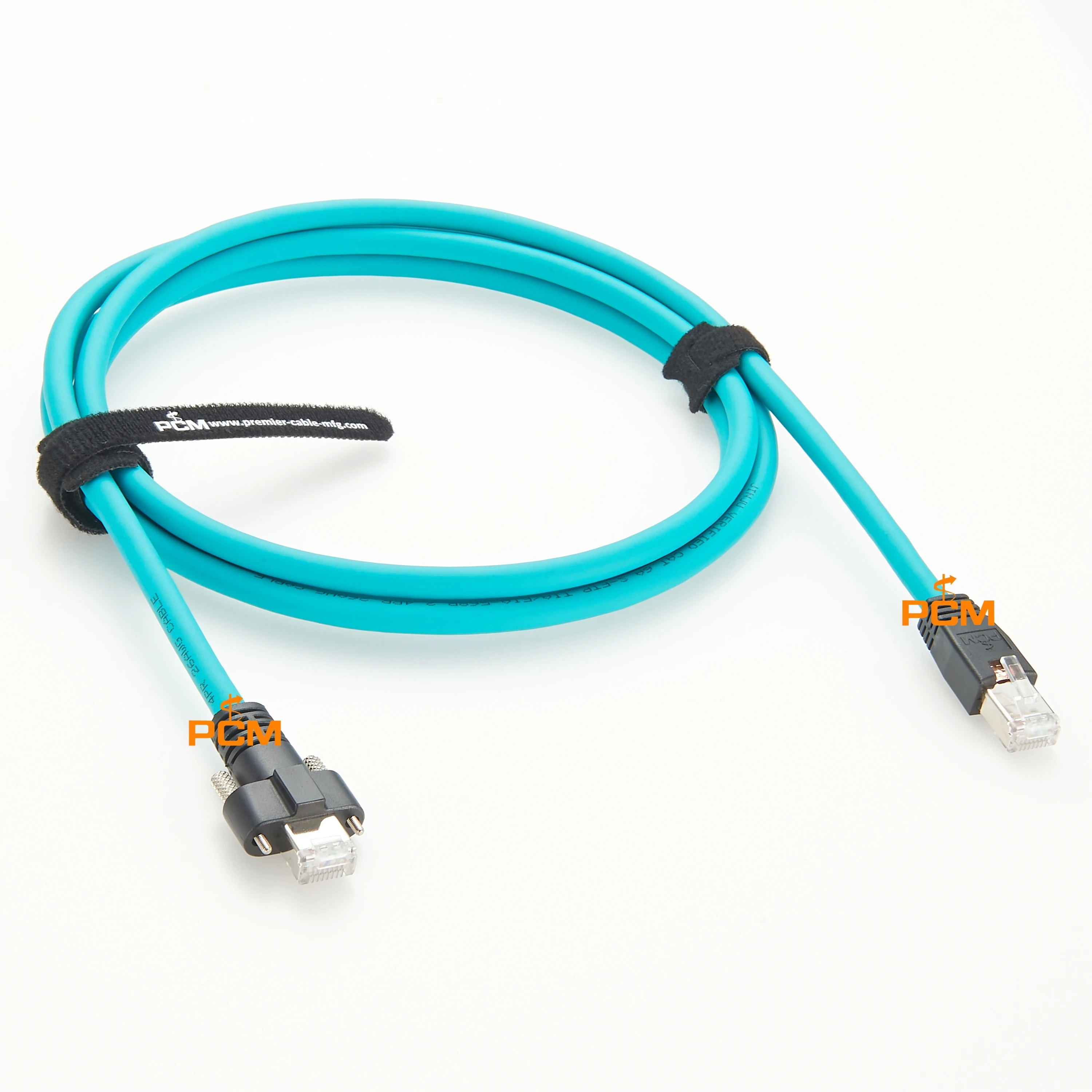 Гигабитный Ethernet-кабель GigE с винтовым монтажным замком, промышленная цифровая камера, видеокабели машинного зрения, RJ45 8P8C PoE