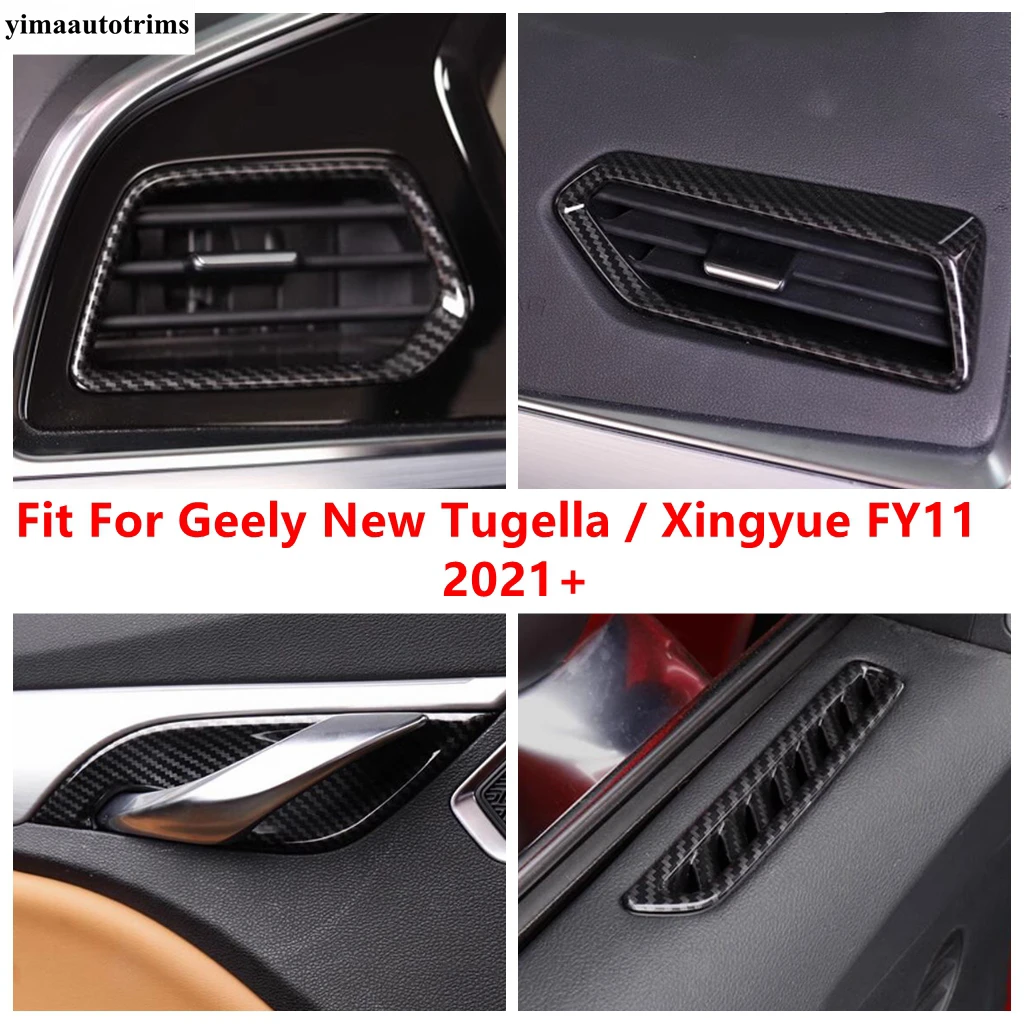 

Car Door Air Outlet / Handle Bowl / Side AC Air Vent Cover Trim For Geely New Tugella / Xingyue FY11 2021 2022 2023 Accessories