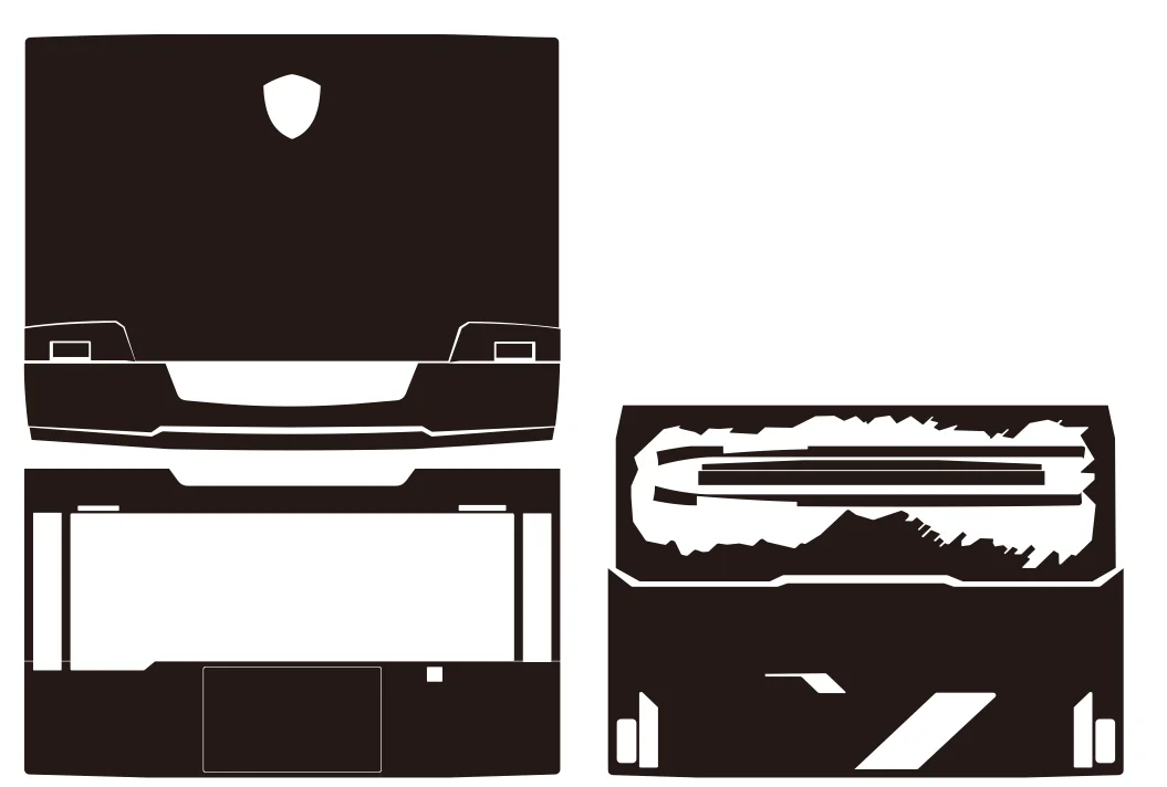 

Carbon Vinyl Laptop Sticker Skin Decal Guard Protector Cover for Skin For MSI GE76MS-17K2 Titan GT77 ms17Q1 2022 17-inch