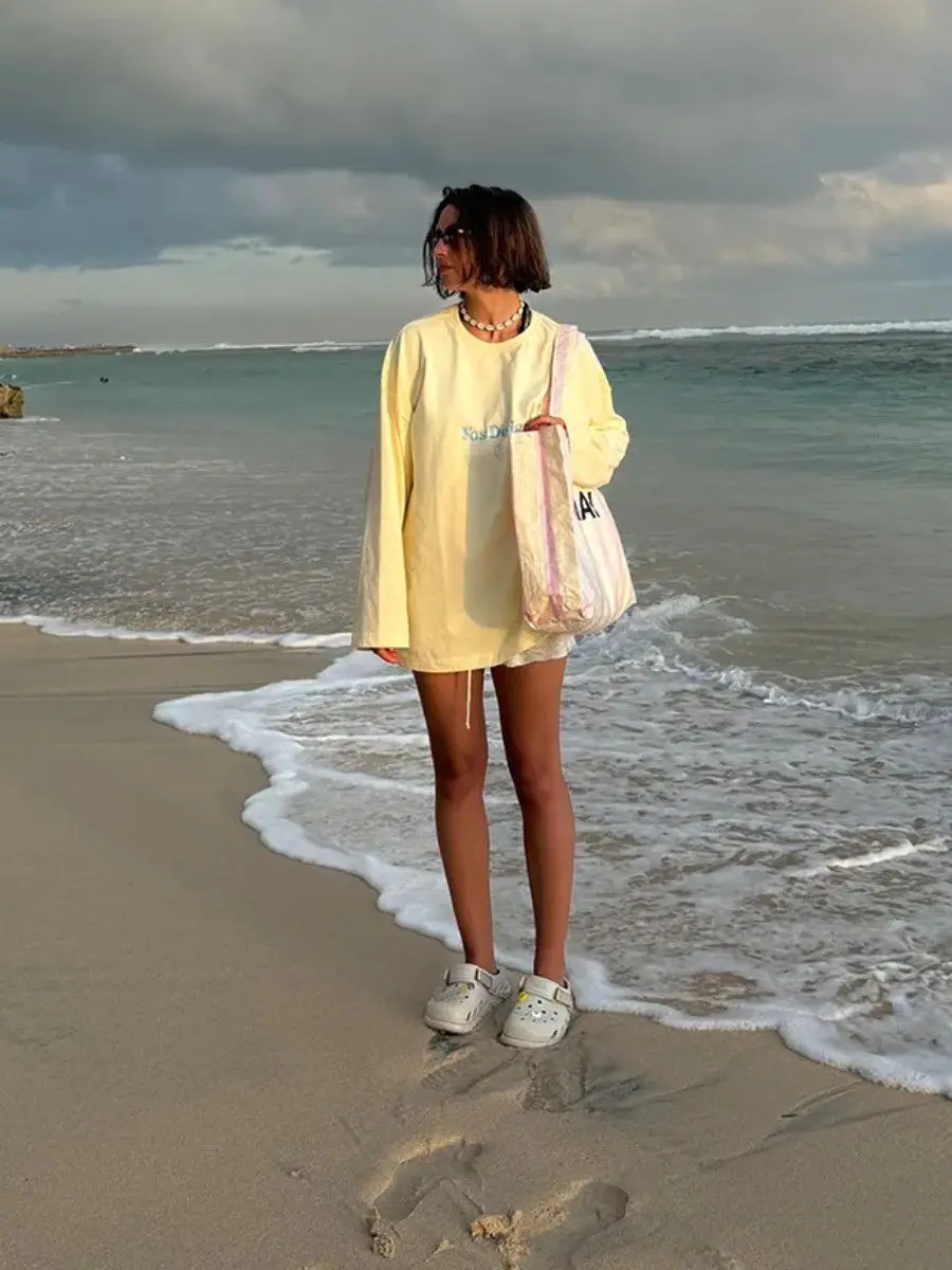 خمر الحلو لطيف رسالة شارة 100% قميص قطني بكم طويل تي شيرت البلوز الخريف بلايز مزاجه النساء الفتيات عادية فضفاض #5