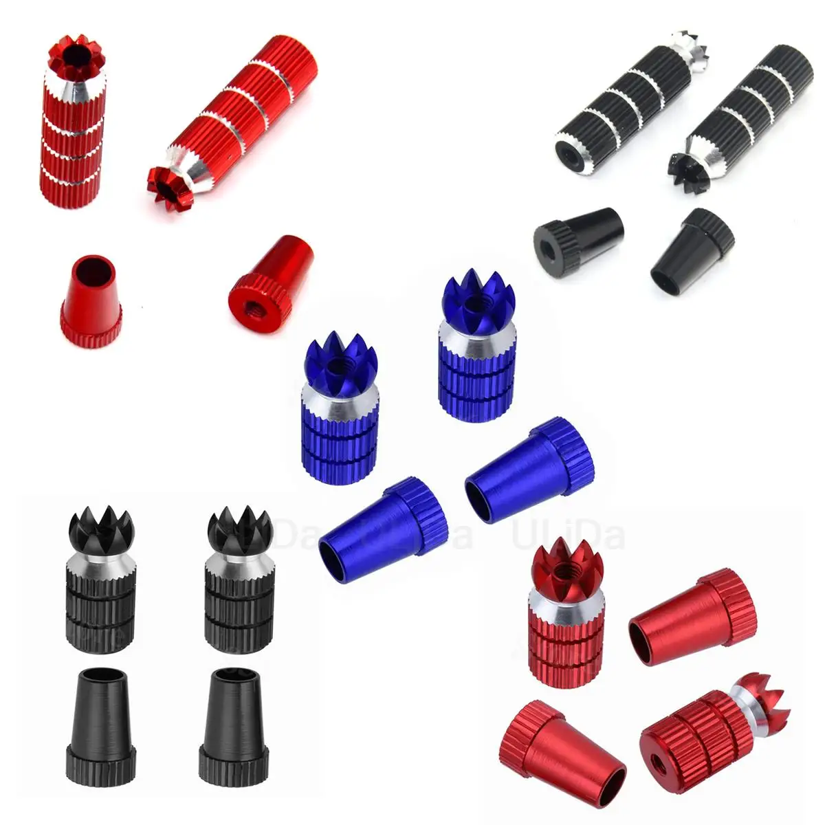 2PCS Alloy M3 M4 3D Transmitter Rocker Stick Ends for FRSKY X7 FLYSKY I6S I6 I6X Jumper T18 T16 RadioMaster TX16S DIY Parts