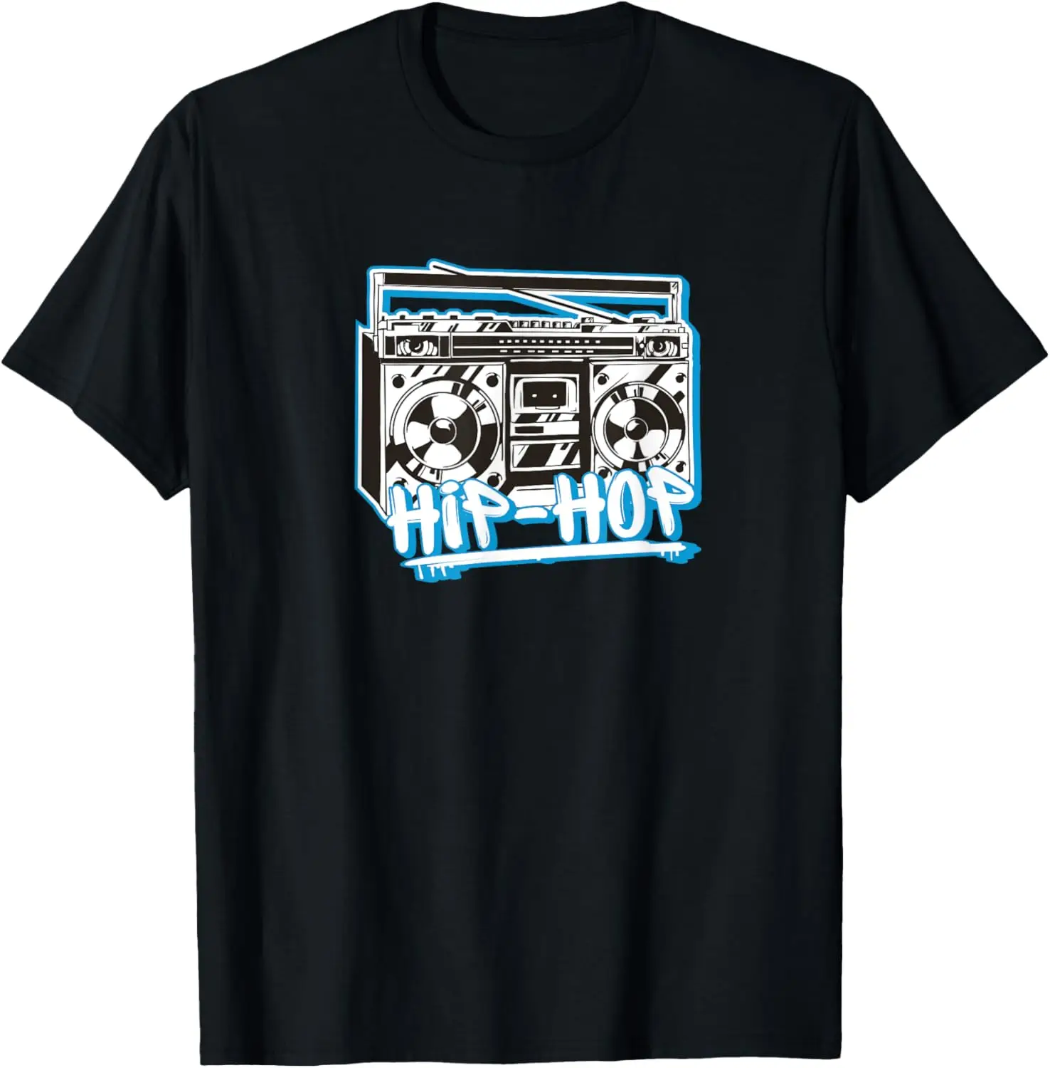 Camiseta de regalo Ghettoblaster de los años 80 y 90 con música retro de Hip Hop Rap
