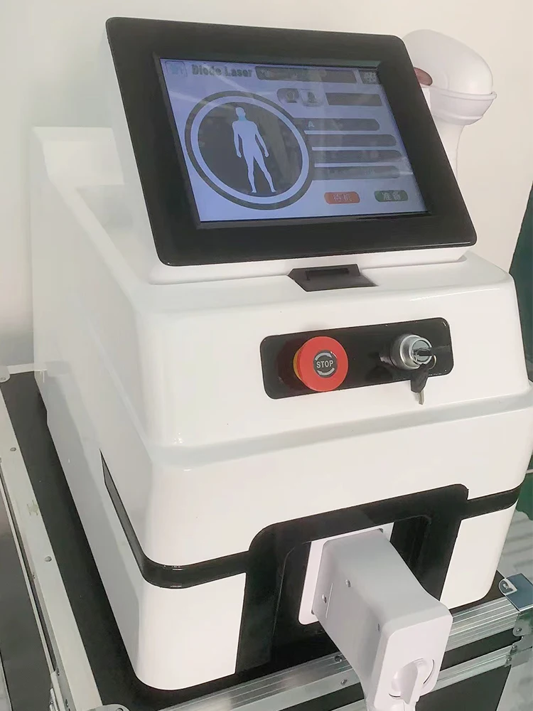 전문 808 다이오드 레이저 영구 제모기, 3 파장 레이저, 808nm, 755nm, 1064nm, 새 버전