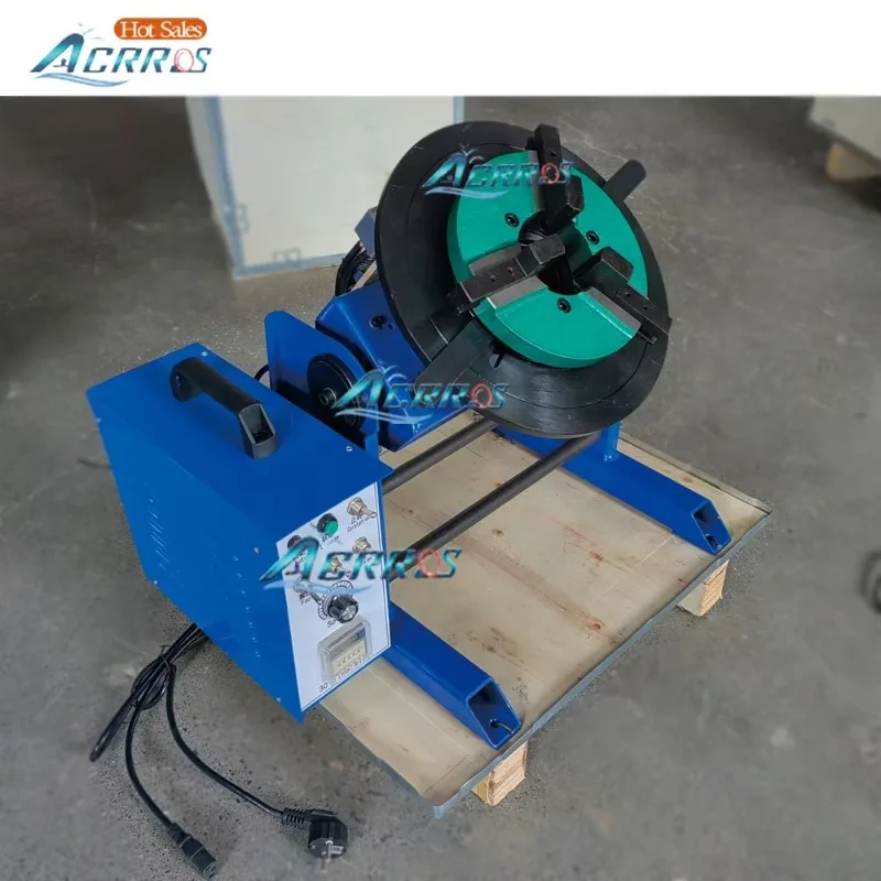 30kg Turntable Rotary Pipe Welding Positioner With Timing Welding Function