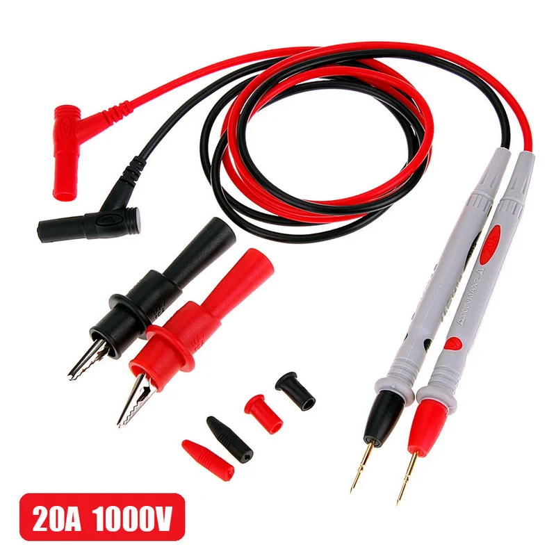 20A 1000V Multimeter Probe Test Lead Pin for Digital Multimeter Tip Multimeter Tester Lead Probe Wire Pen Cable