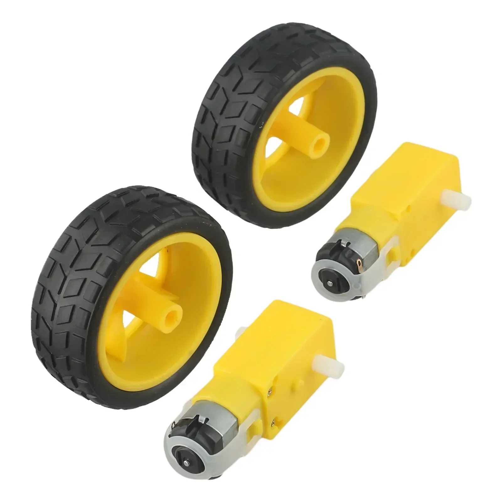 Tire Wheels And Electric Drive System For Your Next Smart Robotic Project Featuring Four High Torque Dc Gear Systems