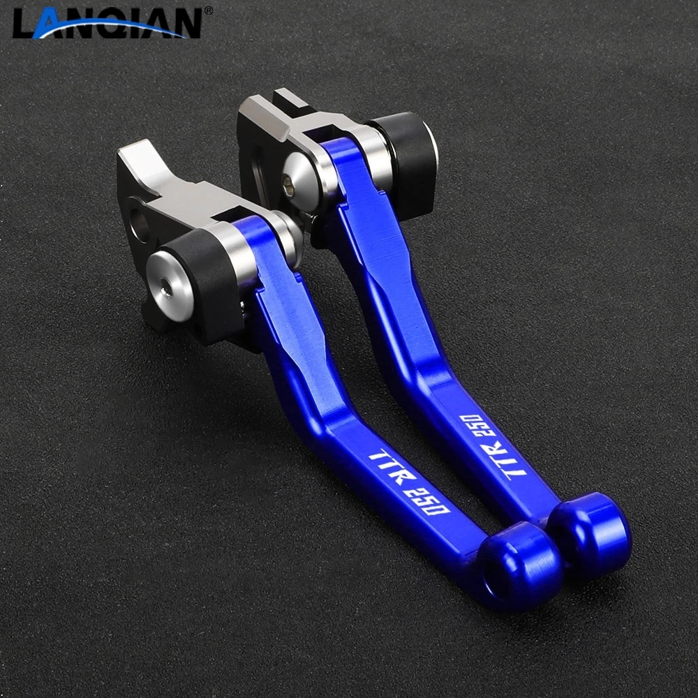 

CNC Aluminum Dirt Bike Pivot Brake Clutch Levers Motorcoss Accessories For Yamaha TTR250 TTR 250 1993 1994 1995 1996 1997