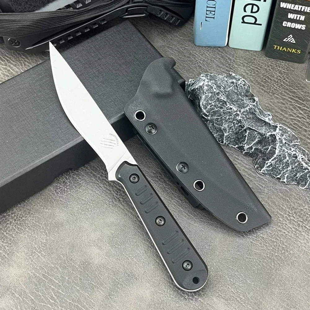 

Практичный прямой нож с ручкой G10, 8Cr13Mov, лезвие для выживания в дикой природе, охоты, боевых, острых многофункциональных тактических ножей