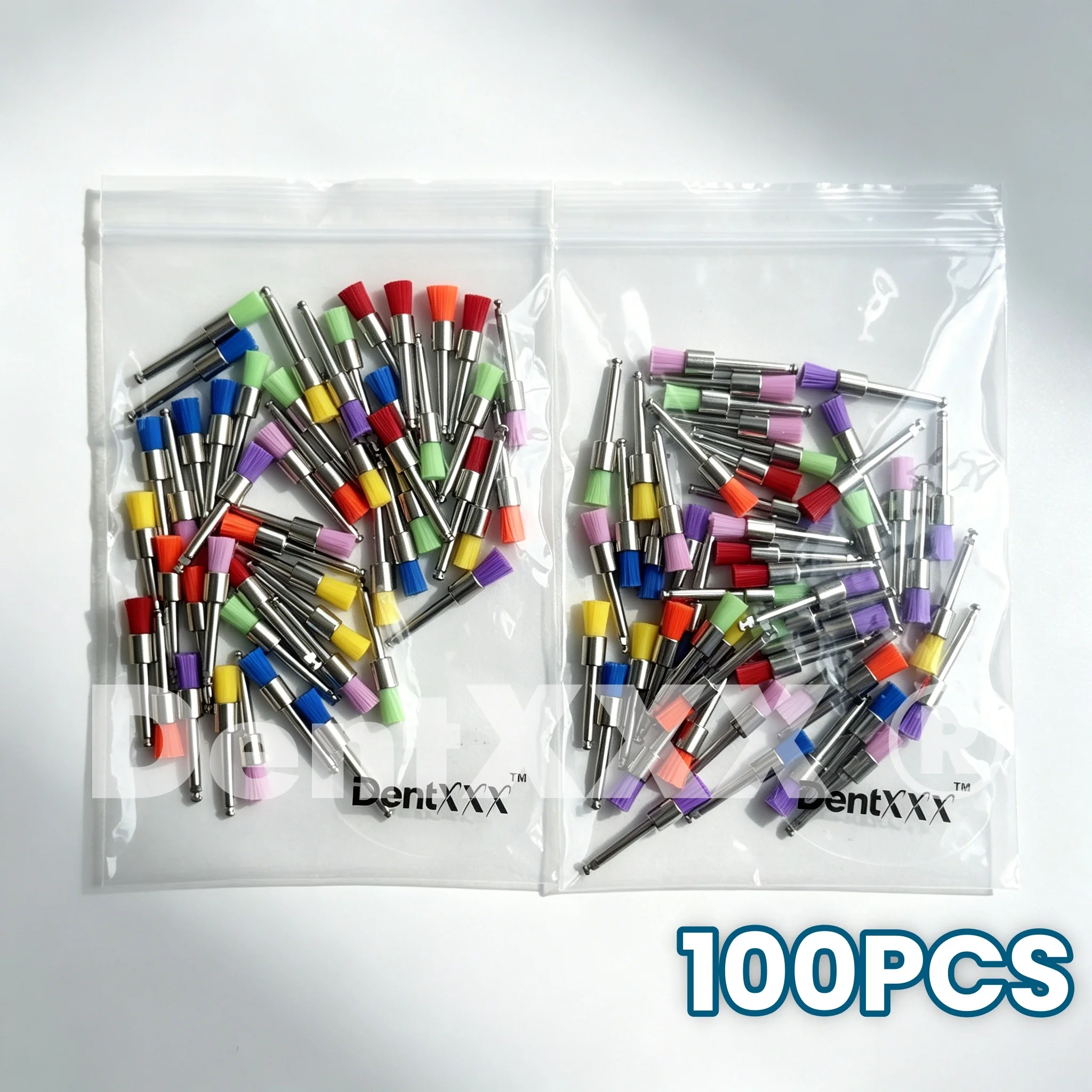 50/100/300PCS Soft Nylon Polishing Heads Brushes, Cleaning Tools