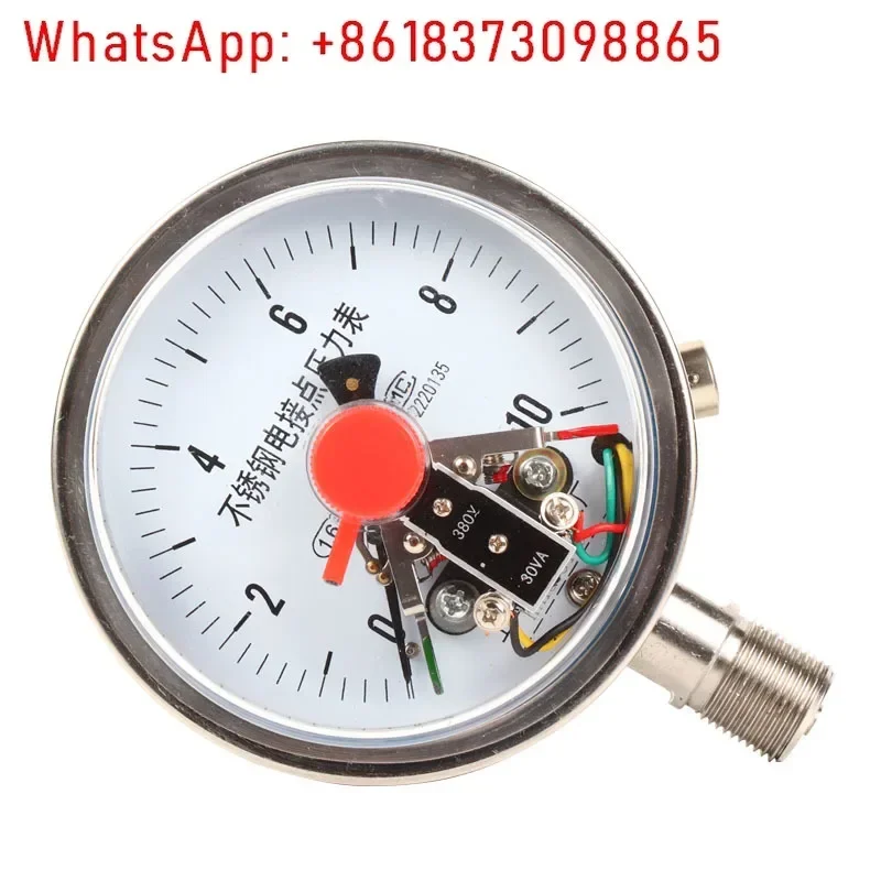 

YXC100BFZT electric contact stainless steel shock-resistant pressure gauge