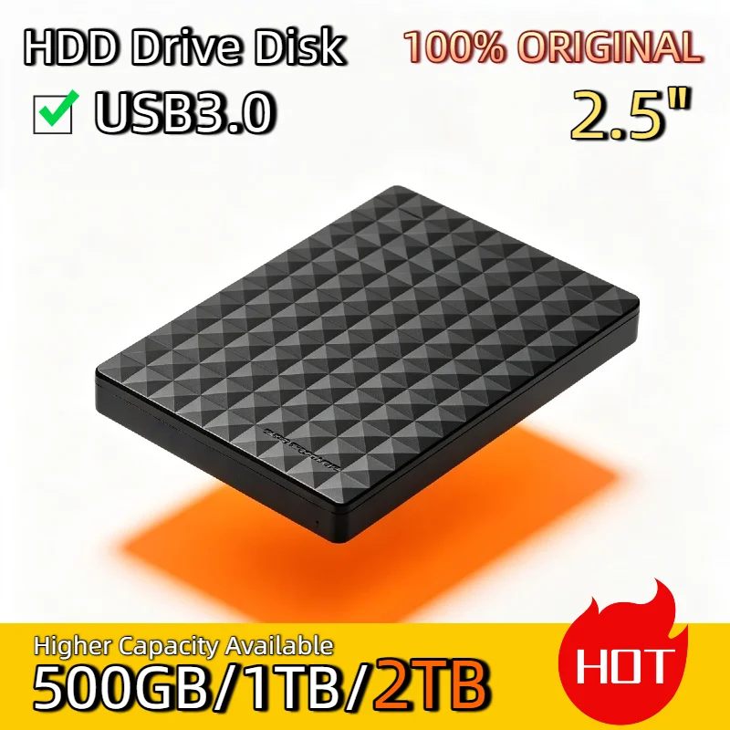 

. OEM For Seagate Portable 2.5 Inch External Hard Drive USB 3.0 Ultra High Speed External For Laptop Internal Storage Expansion