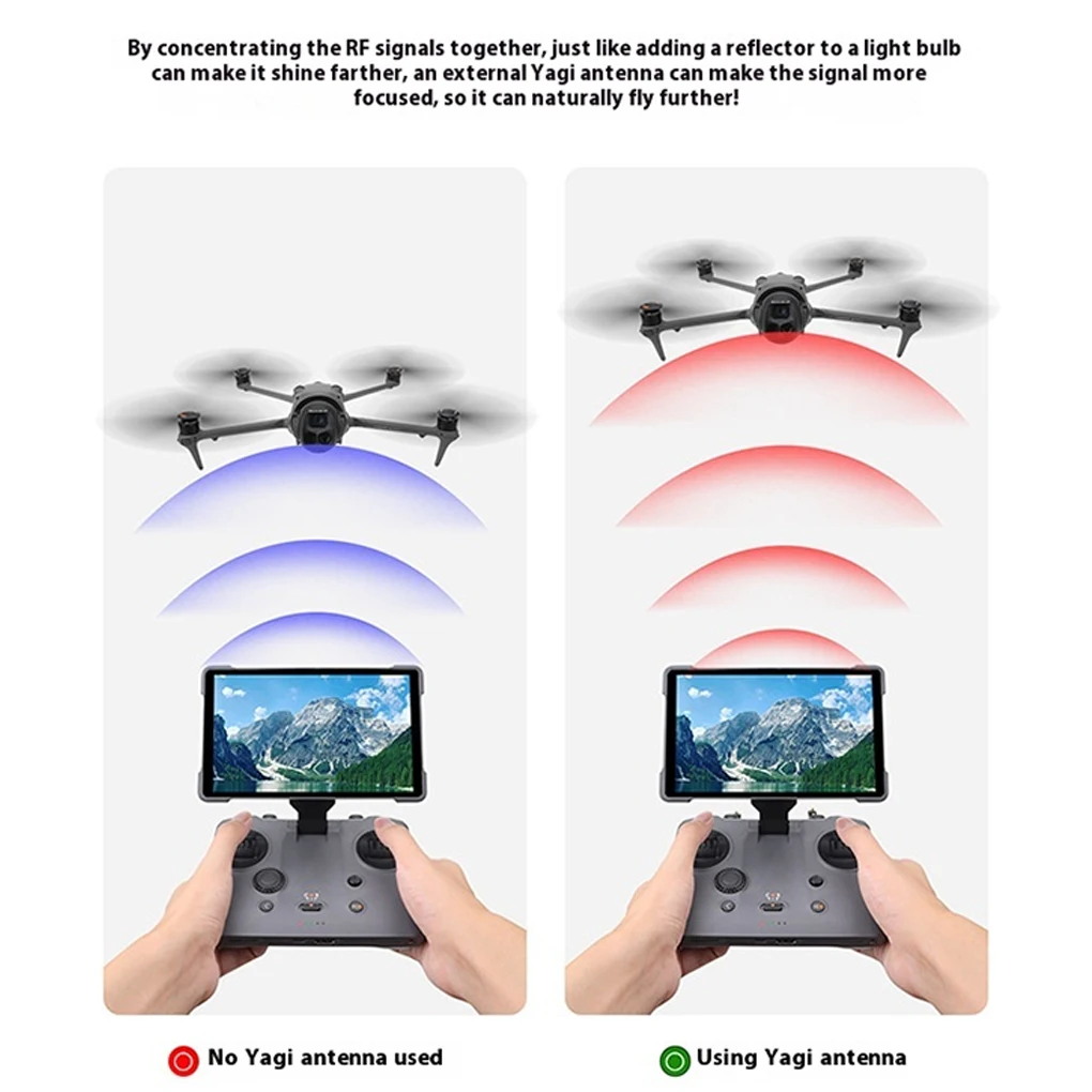 Wzmacniacz sygnału anteny pilota do 4 Pro RC PRO 2, zwiększający zasięg, odpowiedni do Yu 4