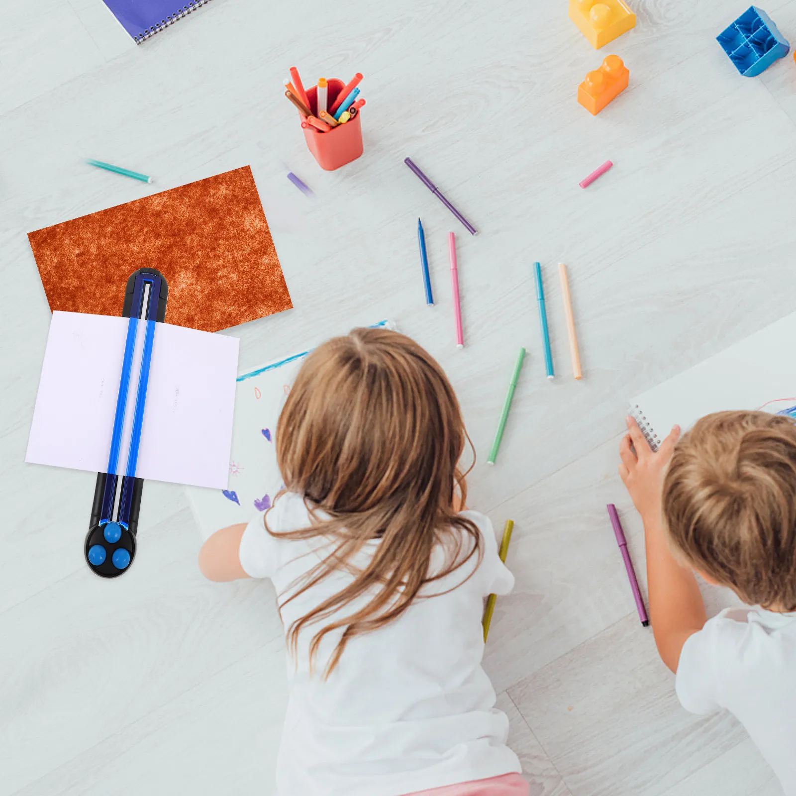 

Hand Account Paper Cutter 3-in-1 Straight Wavy Perforated Lines Scrapbooking Cutter Portable Paper Trimmer for Crafts Students