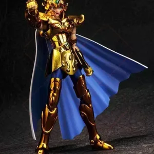 في الأوراق المالية MC / MetaltClub Leo Aioria Gold Saint Cloth Myth نموذج سابق للهاتف المحمول شخصية لعبة هدية أعلى 12 مبيعات Leo Figure Aioria - رقم 5