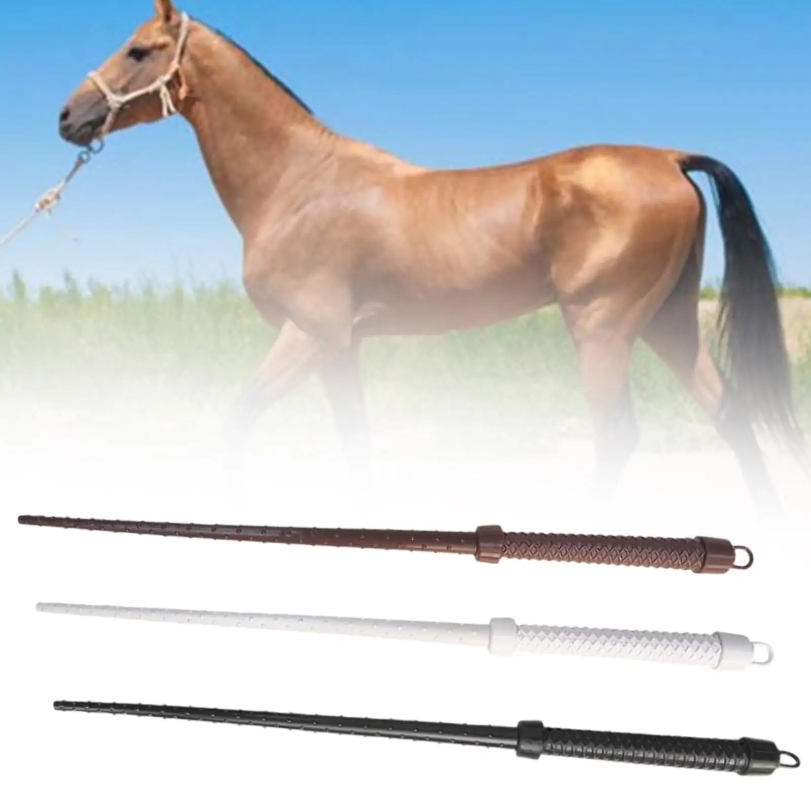 Horse Riding Crop 23 inch Professionals Solid Versatile Riding Competition whips for Pony Horse Riders Outdoors Equestrianism
