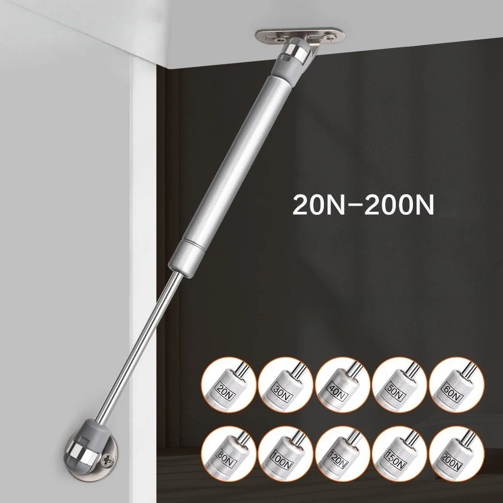 2PC/set Copper Core Gas Strut Hydraulic Support Rod Pneumatic Gas Spring for Wood Door Flip Door Telescopic Lift Shocks Buffer