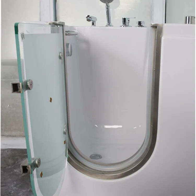 Factory Direct 2026 The elderly bathtub Walk-in side door bathtub Seated barrier-free bath Jacuzzi Wellness elderly products