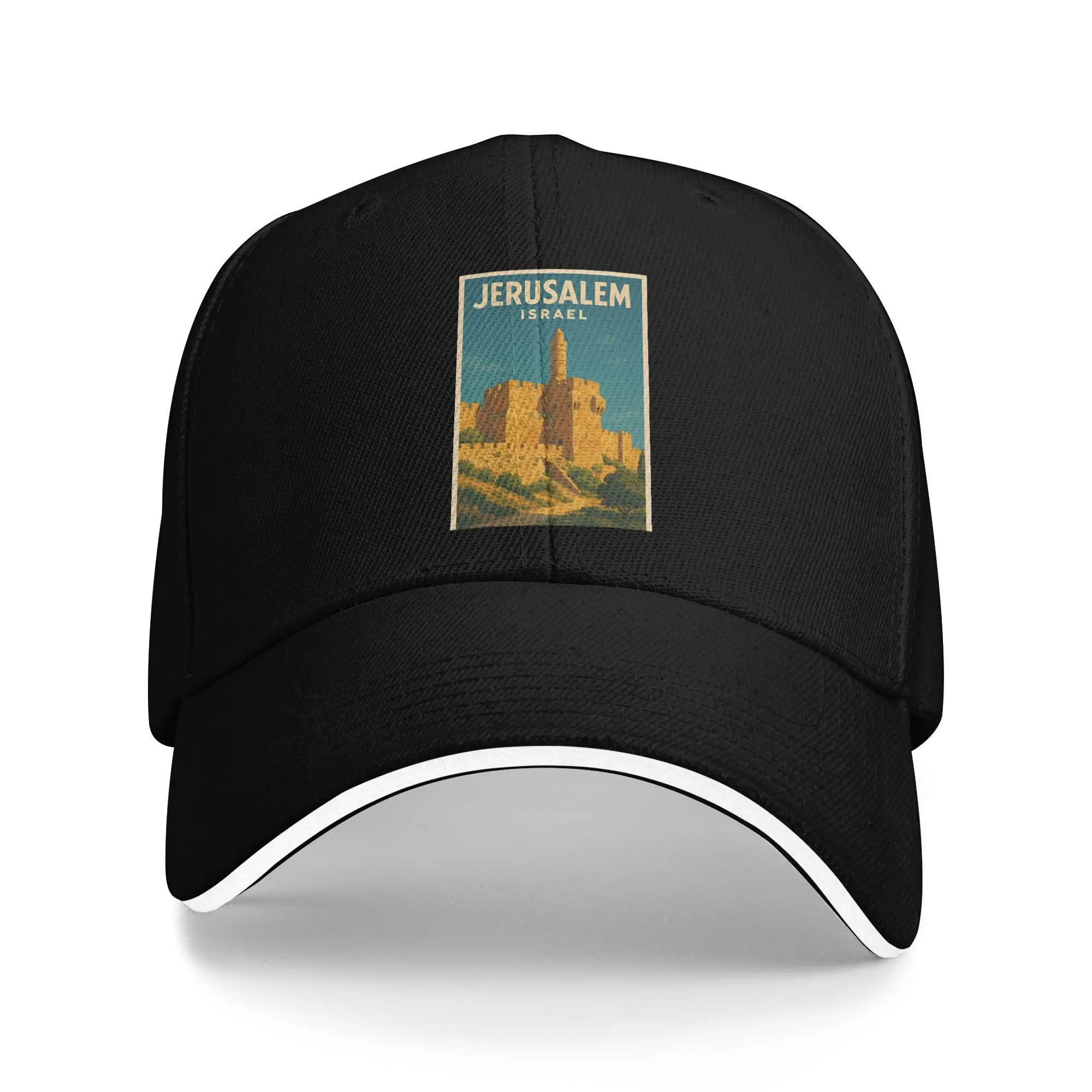 

Palestine Jerusalem Baseball Cap y2k Retro Men Women Trucker Hat Hot Sale Print Outdoor Sports Baseball Caps Birthday Present