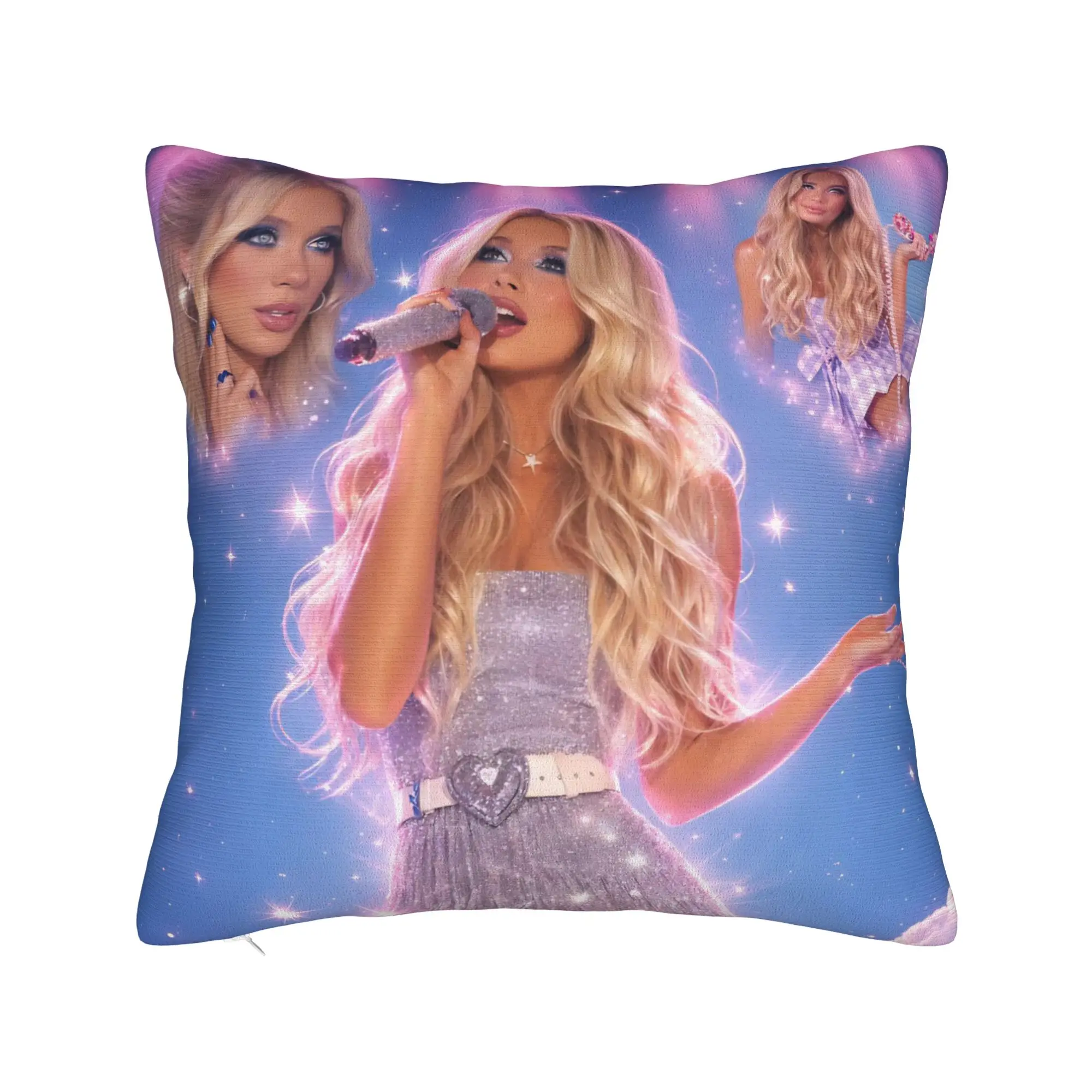 Decorative Pillowcases Megan Moroney Singer  Accessories Home  Throw Pillow Case Cover Zipper Multiple Sizes