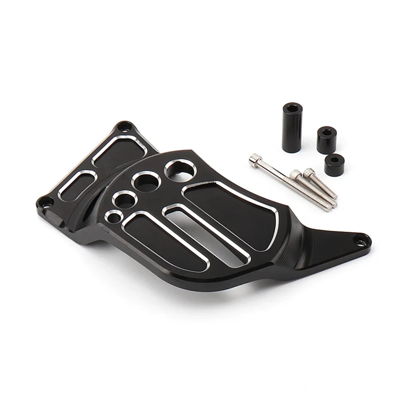 BB-الدراجات النارية غطاء اسطوانة المحرك غطاء حماية الرأس الحرس استبدال ل CFMOTO 450 SR 450SR 450Sr 2022 2023 (أسود)