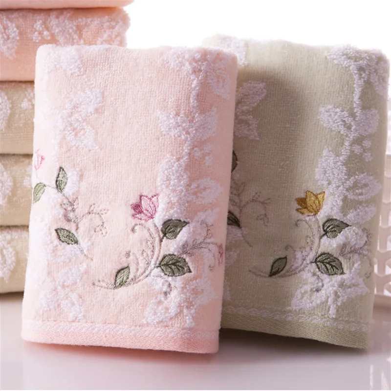 

68x34cm high grade cotton towel embroidery for women, hand towel, face towel, suitable for family travel, soft and skin-friendly