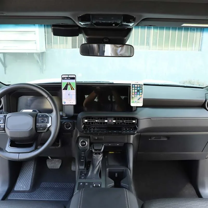 Gao Ruying Untuk Toyota Land Cruiser Prado 24-25 Kotak Penyimpanan Layar Navigasi Konsol Tengah Dudukan Ponsel Aksesoris Mobil