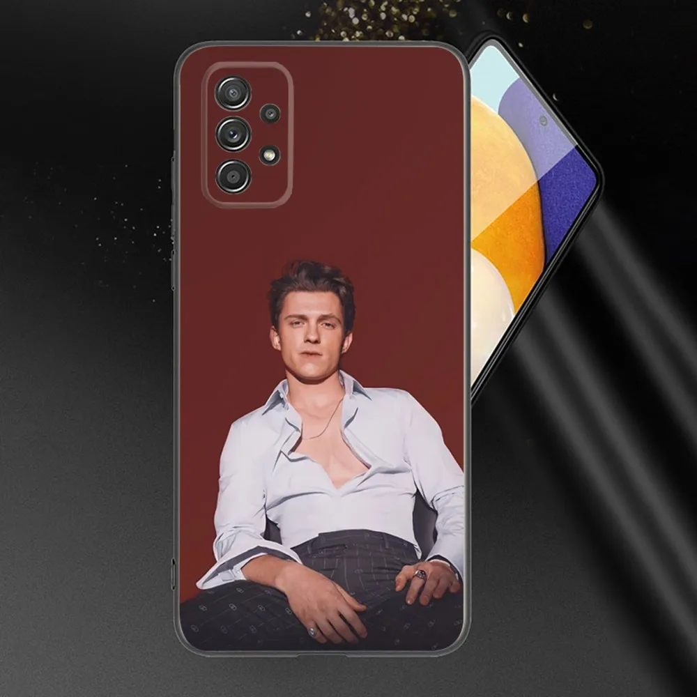 Actor T-Tom H-Holland-S Phone Case For Samsung Galaxy A13,A21s,A22,A31,A32,A52,A53,A71,A80,A91 Soft Black Phone Cover