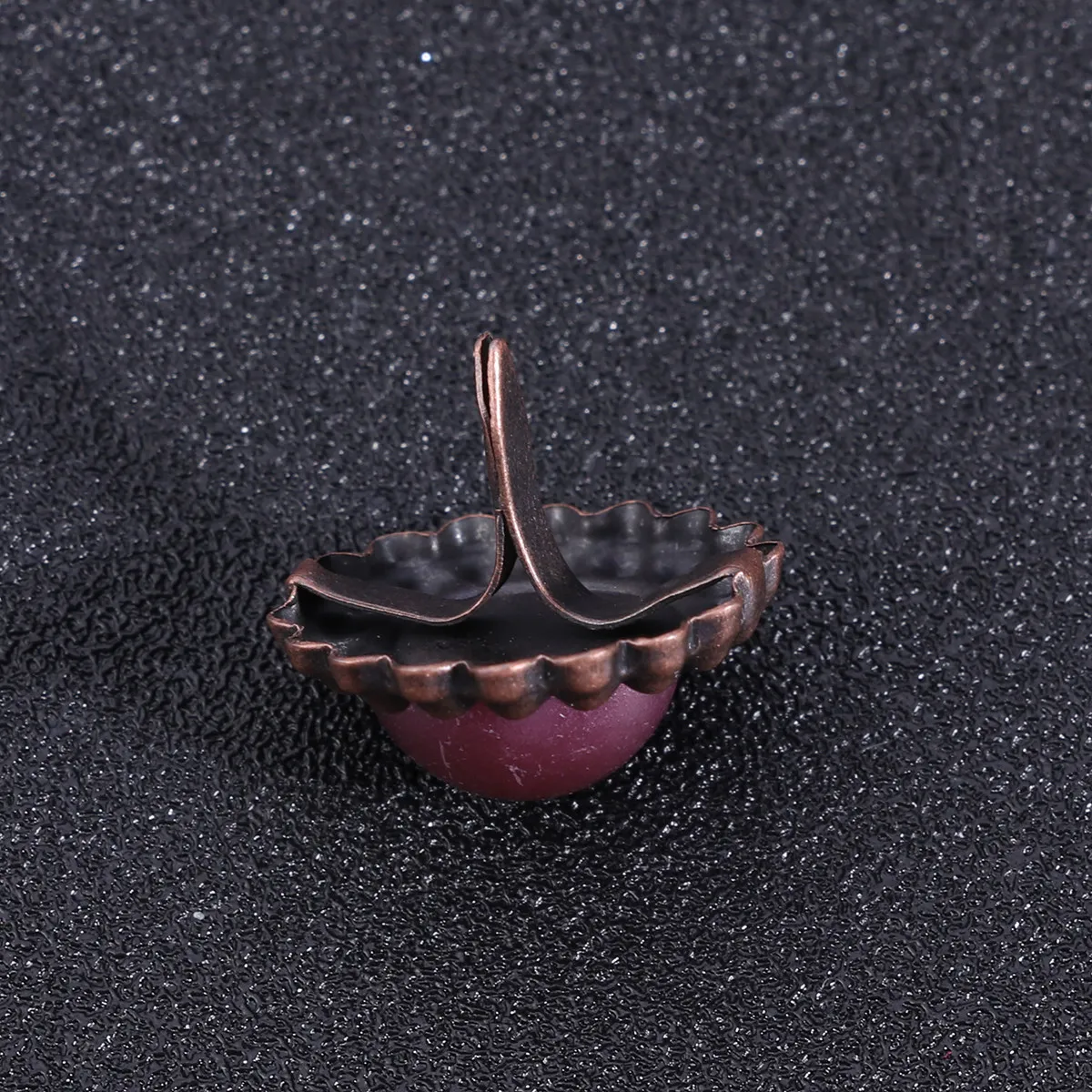 20Pcs Vintage Pearl Brads Flower Edge Metal Round Paper Fasteners DIY Scrapbook Album Decoration Split Pins Craft Supplies