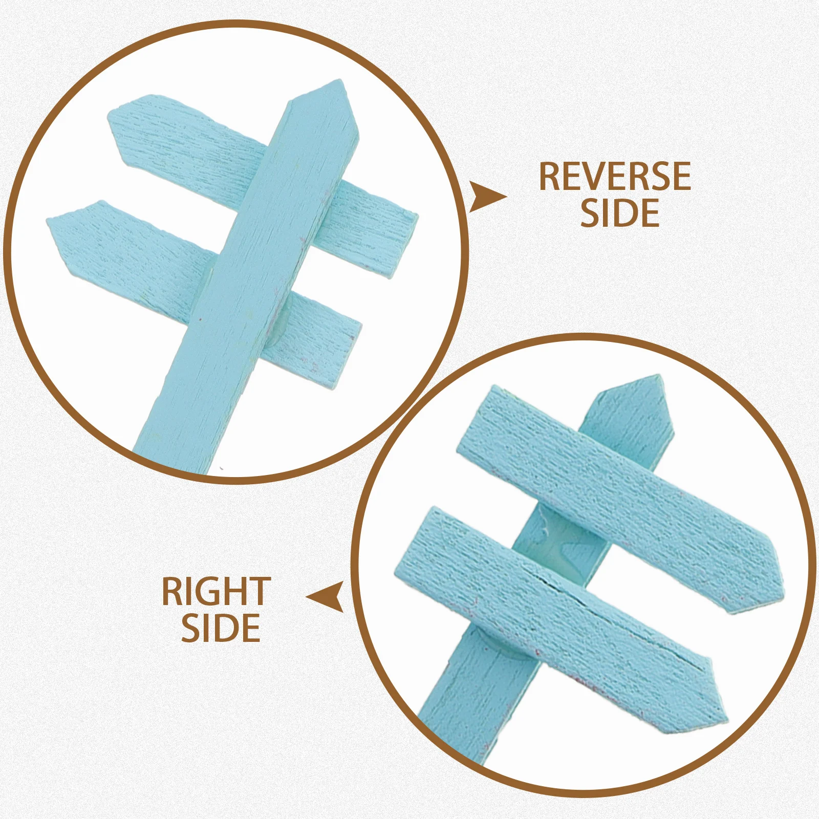 

25pcs Miniature Wooden Fence Decorative For House Garden Layout Diy Craft Mini Adornment Yard Barrier Tool Simulation